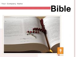 Bible Cross Circle Forehead Bookmark Inside