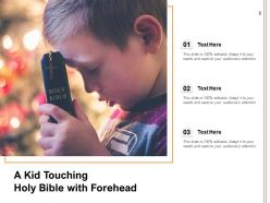 Bible Cross Circle Forehead Bookmark Inside