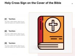 Bible Cross Circle Forehead Bookmark Inside