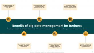 Big Data Analytics And Management Powerpoint Presentation Slides Multipurpose Colorful