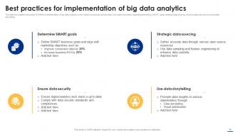 Big Data Analytics Applications Across Various Industries Data Analytics CD Content Ready Pre-designed