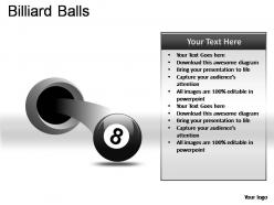 Billiard balls powerpoint presentation slides