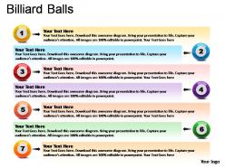 Billiard balls powerpoint presentation slides