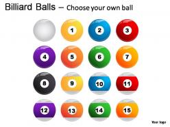 Billiard balls powerpoint presentation slides