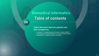 Biomedical Informatics Powerpoint Presentation Slides Adaptable Engaging