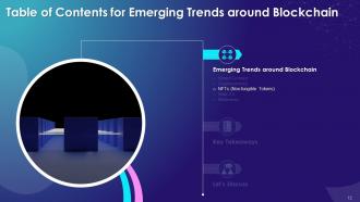 Blockchain Emerging Trends Around Blockchain Training Module Training Ppt