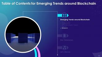 Blockchain Emerging Trends Around Blockchain Training Module Training Ppt