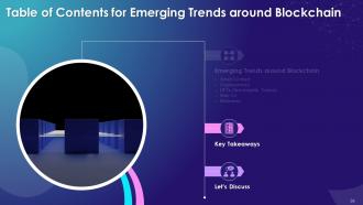 Blockchain Emerging Trends Around Blockchain Training Module Training Ppt