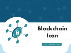 Blockchain icon symbol circle computers encryption security technology