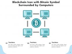 Blockchain icon symbol circle computers encryption security technology