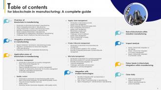 Blockchain In Manufacturing A Complete Guide BCT CD Best Visual