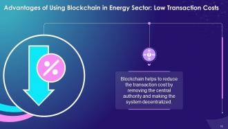 Blockchain Technology Applications in Energy Industry Training Ppt