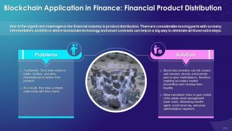 Blockchain Technology Applications in Finance Industry Training Ppt