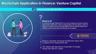 Blockchain Technology Applications in Finance Industry Training Ppt