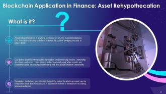 Blockchain Technology Applications in Finance Industry Training Ppt