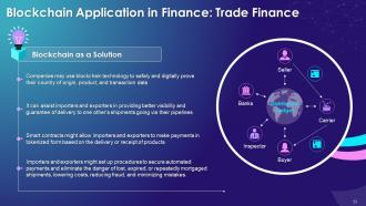 Blockchain Technology Applications in Finance Industry Training Ppt