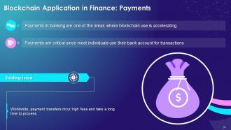 Blockchain Technology Applications in Finance Industry Training Ppt