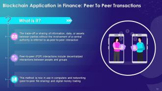 Blockchain Technology Applications in Finance Industry Training Ppt