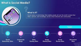 Blockchain Technology for Social Media Training Ppt