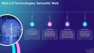 Blockchain Technology for Web 3 0 Training Ppt