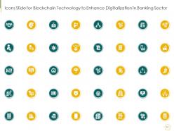 Blockchain technology to enhance digitalization in banking sector powerpoint presentation slides