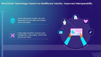 Blockchain Technology Use Cases In Healthcare Industry Training Ppt