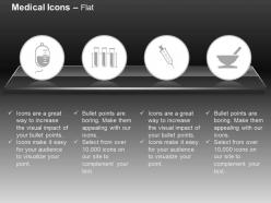 Blood transfer technique test tubes syringe ppt icons graphics