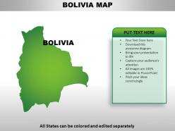 Bolivia country powerpoint maps