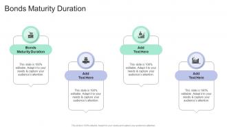 Bonds Maturity Duration In Powerpoint And Google Slides Cpb