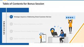 Bonus Session for Middle and Top Management Training Module on Customer Service Edu Ppt