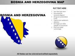 Bosnia and herzegovina country powerpoint maps