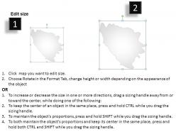 Bosnia and herzegovina country powerpoint maps