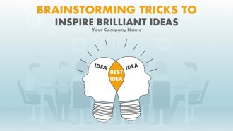 Brainstorming tricks to inspire brilliant ideas powerpoint presentation slides