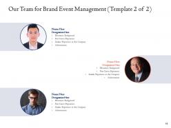 Brand event management proposal powerpoint presentation slides