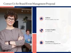 Brand event management proposal powerpoint presentation slides