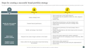 Brand Portfolio Management Process Branding CD V