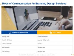 Branding design proposal template powerpoint presentation slides