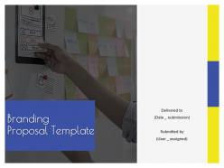 Branding proposal template powerpoint presentation slides