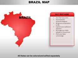 Brazil country powerpoint maps