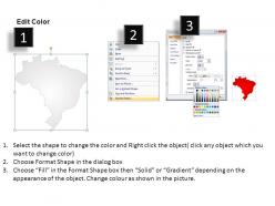 Brazil country powerpoint maps