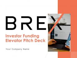 Brex investor funding elevator pitch deck ppt template