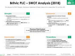 Britvic plc swot analysis 2018