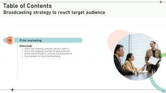 Broadcasting Strategy To Reach Target Audience Powerpoint Presentation Slides Strategy CD V Ideas Compatible