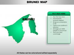 Brunei country powerpoint maps