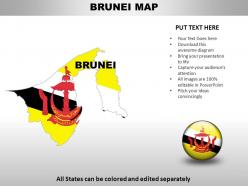 Brunei country powerpoint maps