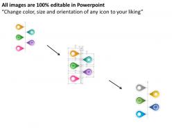 Bt five staged vertical timeline for business powerpoint template