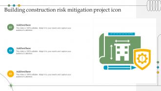 Building Construction Risk Mitigation Project Icon