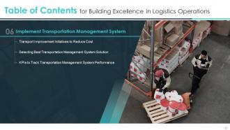 Building Excellence In Logistics Operations Powerpoint Presentation Slides