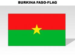 Burkina faso country powerpoint flags