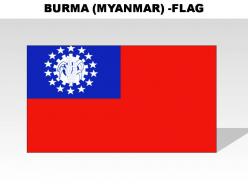 Burma myanmar country powerpoint flags